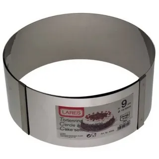 LARES 6009 Backform Tortenring 9cm Hoch 18 - 30 cm