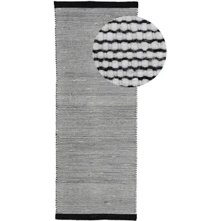 carpetfine "Mona, auch als Läufer", rechteckig 5 mm Höhe 80% Wolle, Wendeteppich aus Wolle/Baumwolle, Wohnzimmer,
