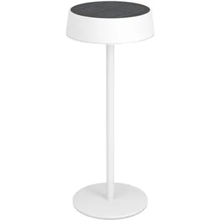 EGLO LED Solar Tischleuchte Metall 31,0 cm inkl. Touchdimmer Weiß