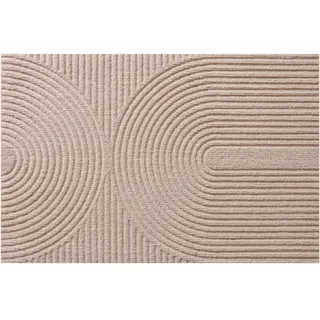Blumtal FUßMATTE 60/90 cm Beige , Textil , Grafikmuster , Quadratisch , 60x90 cm , Teppiche und Böden, Schmutzfangmatten, Fußmatten