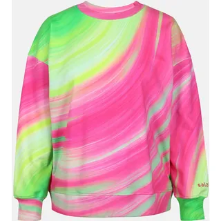 Kapuzenpullover SALZHAUT "Pullover WIER", Damen, Gr. XXL, bunt (multicolor), Obermaterial: 80% Baumwolle CO. 20% Polyester PES., Pullover Kapuzenpullover