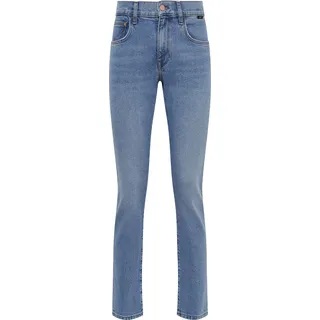 mavi Gerade High-Waist Jeans Hose mit Five-Pocket-Style Größe: 30W / 32L - Blau