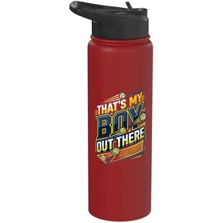 Volleyball Mama Volleyball Papa Volleyball Eltern Unterstützung Stainless Steel Insulated Water Bottle