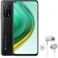 Xiaomi Mi 10T Pro Smartphone + Kopfhörer (6,67" FHD+ TrueColor DotDisplay, 128GB + 8GB Speicher, 108MP OIS Triple-Rückkamera, 20MP Frontkamera, Dual-SIM, Android 10.0) Schwarz - [Exklusiv bei Amazon]