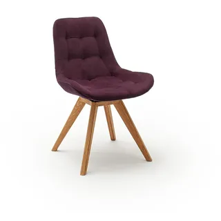 Schalenstuhl >BELFAST< in bordeaux, Arizona - 56x84x63cm (BxHxT) - bordeaux