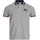 Herren Poloshirt schmale Passform OCCUMSTER Marl Grey/Navy/Red XL