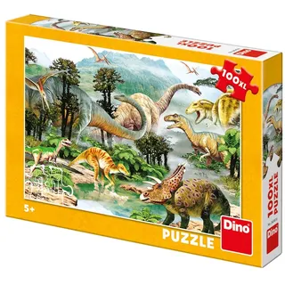 Dino Puzzle - Dinosaurier - 100 XXL Teile - Lernspielzeug