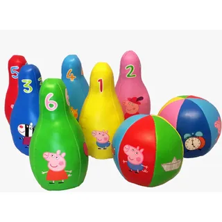 Barbo Toys Peppa Wutz Weiches Bowling-Set
