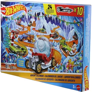 Hot Wheels Adventskalender 2026 1:64 Mehrfarbig