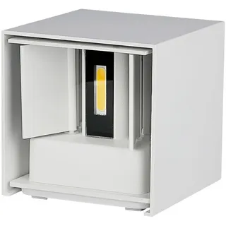 V-Tac led Doppelkopfleuchte, Mattweiß, Einstellbarer Strahl, Warmweiß, IP65 - V-tac