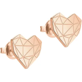 Liebeskind Berlin Damen-Ohrstecker Edelstahl (roségold)