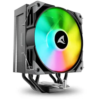 Sharkoon A40 Schwarz, RGB, CPU-Kühler