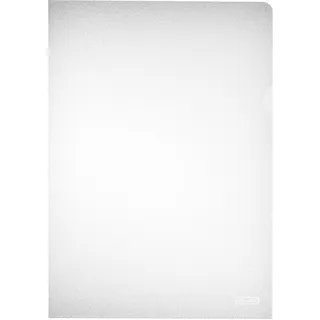 Herlitz Aktenhülle A4, eingeschweißt, Genarbt, oben und rechts offen, 10 Stück