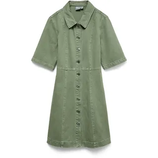 Vero Moda Jeanskleid Kurz Denim Grün M
