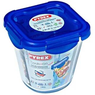 Pyrex 1451029 Gehege mit Deckel, 12 x 12 cm, Glas, transparent, 0,8 l