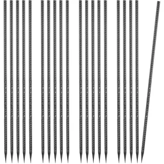 Vevor Bodenanker, 609,6 mm, I-Typ mit 12 mm Durchmesser, verzinkte Zeltheringe, Erdanker, Erdnägel, Heringe, für Zelten, Vordächern, Camping, Trampolin, Blumenständer (20er-Pack)