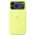 iPhone 17 Pro Max Silikon Case mit MagSafe Neongelb