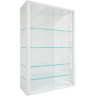 VCM Wandvitrine Udina L 60 x 25 x 0 cm Weiß