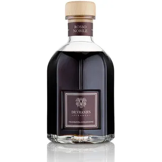 Dr. Vranjes – Rosso Nobile Diffuser 500 ml mit Schwarze Stäbchen - Luxus-Raumduft, Made in Italy, Hauptnote: Fruchtig, Duftpyrammide: Orange, Erdbeere und Waldbeeren, Birkenholz