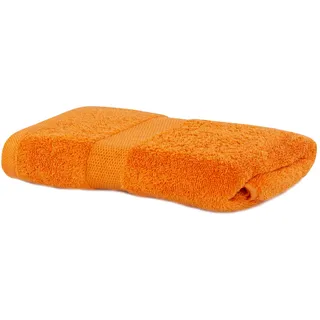 DecoKing Gästetuch 30x50 cm Baumwolle Qualität 525g/m2 orange saugfähig Marina