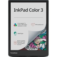 PocketBook InkPad Color 3 (7.80", 32 GB, Stormy Sea), eReader, Schwarz, Silber