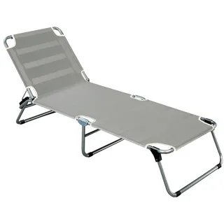 Fiam Sonnenliege Klappliege 190 x 58 x 29 cm Grau