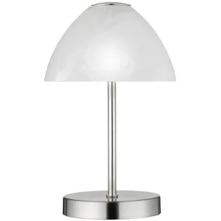 Boxxx Led-Tischleuchte , Weiß , Glas , Uni , 65 mm , rund , F , 24 cm , RoHS , Lampen & Leuchten, Innenbeleuchtung, Tischlampen