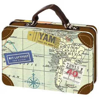 Moses Verlag FERNWEH MINI-REISEKOFFER Gr.ONESIZE - Zubehör - braun|petrol-türkis