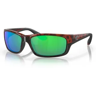 Costa Jose Verspiegelte Polarisierte Sonnenbrille - Tortoise - Green Mirror 580P/CAT2