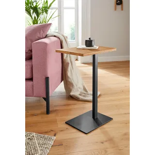 Andas »Coprosa« Maße (B/T/H): 32/43/65 cm, aus Eichenholz, FSC® zertifiziert, stabiles Metallgestell, Höhe 65 cm, beige