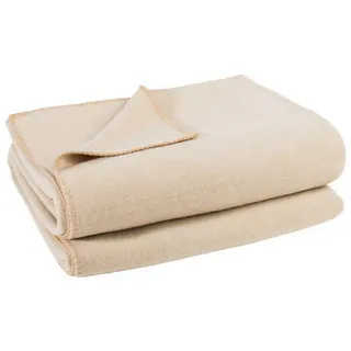 Zoeppritz Soft-Fleece Decke 160 x 200 cm cream