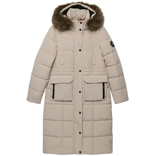 Superdry Everest Longline Pufferjacke Chateau Grey S