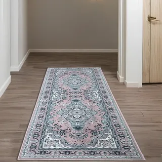 OTTO home "Oriental, Made in Belgium" rechteckig 7 mm Höhe Läufer, Brücke, Kurzflor, Orient-Optik, mit Bordüre, gewebt,