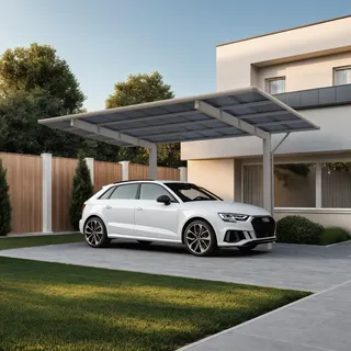 Ximax Carport Wing 2,76 x 5,31 m silber