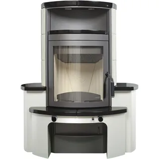 Hark Avenso GT ECOplus 8 kW Stahl Schwarz/Korpus Keramik Weiß