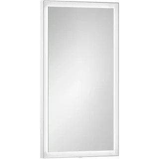 LAUFEN YVA Spiegel, umlaufende indirekte LED-Beleuchtung, 450x40x800mm, H4484600YV2681, Farbe: Weiß matt