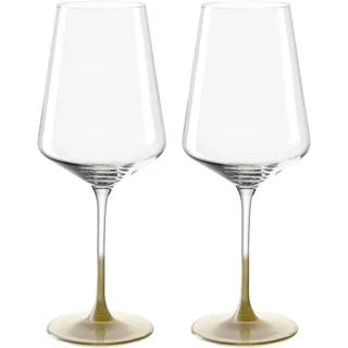 Leonardo Weinglas PUCCINI 560 ml gold 2er-Set, spülmaschinengeeignet