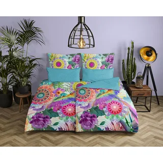 Muller Textil Aviva Mandala Mehrfarbig 135 x 200 cm + 80 x 80 cm
