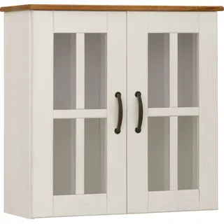 Home Affaire Hängeschrank »Rodby«, FSC®-zertifiziertes Massivholz, Griffe Metall, Breite 60cm, Höhe 60cm, weiß