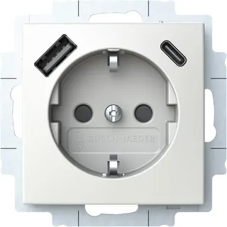 Busch-Jaeger USB-Steckdose 2x TYP A 20 EUCB2USB-914 Weiß