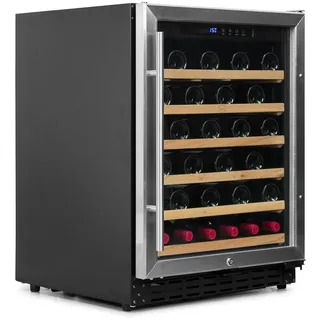 Weinkeller 50 Flaschen Edelstahl CHR 1T - VINOBOX - 132 Glas