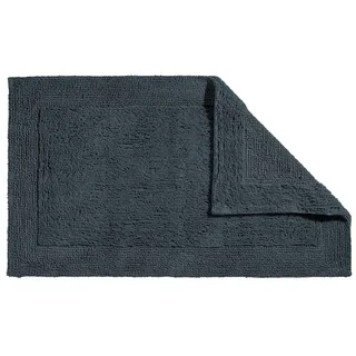 Erwin Müller Badematte, Badteppich Uni Serie Stuttgart anthrazit Größe 60x100 cm - extra dick, hohe Saugfähigkeit, 100% Baumwolle