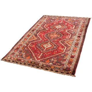 morgenland Orientteppich »Perser - Nomadic - 170 x 116 cm - dunkelrot«, rechteckig, 10 mm Höhe, Wohnzimmer, Handgeknüpft, Einzelstück mit Zertifikat, rot