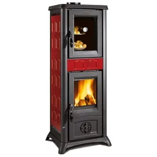 Holzofen NORDICA Gemma Backofen Keramik Eleganz - Bordeaux
