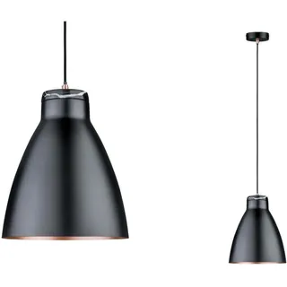 Paulmann Neordic Roald 1-flg. 26 cm rund schwarz/Kupfer