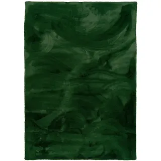 Pergamon Luxus Super Soft Fellteppich 140 x 180 cm Grün