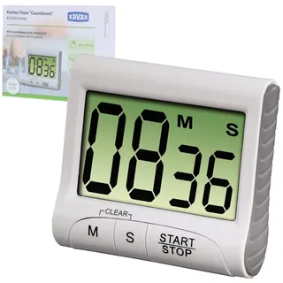 Hama Digitaler Küchentimer Kurzzeitmesser weiß