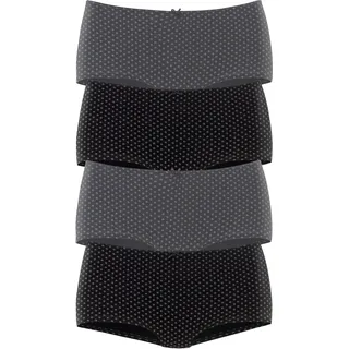 Hipster S.OLIVER, Damen, Gr. 36/38, schwarz, Jersey, Obermaterial: 95% Baumwolle, 5% Elasthan, bedruckt, körpernah, Unterhosen Hipster, aus elastischer Baumwolle, Topseller