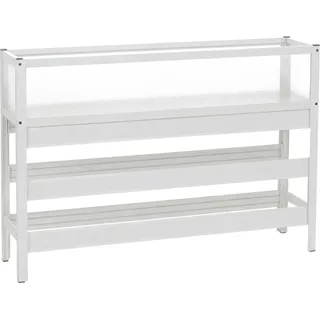 MCW Hochbeet P96 Aluminium Transparent 82x120x30cm Weiß