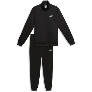 Puma ESS NO.1 LOGO Poly Knitted Suit Trainingsanzug Schwarz XXL